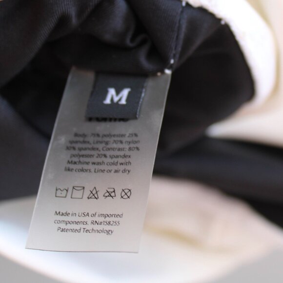 Forme White & Black The Power Bra Size Medium - Picture 3 of 5